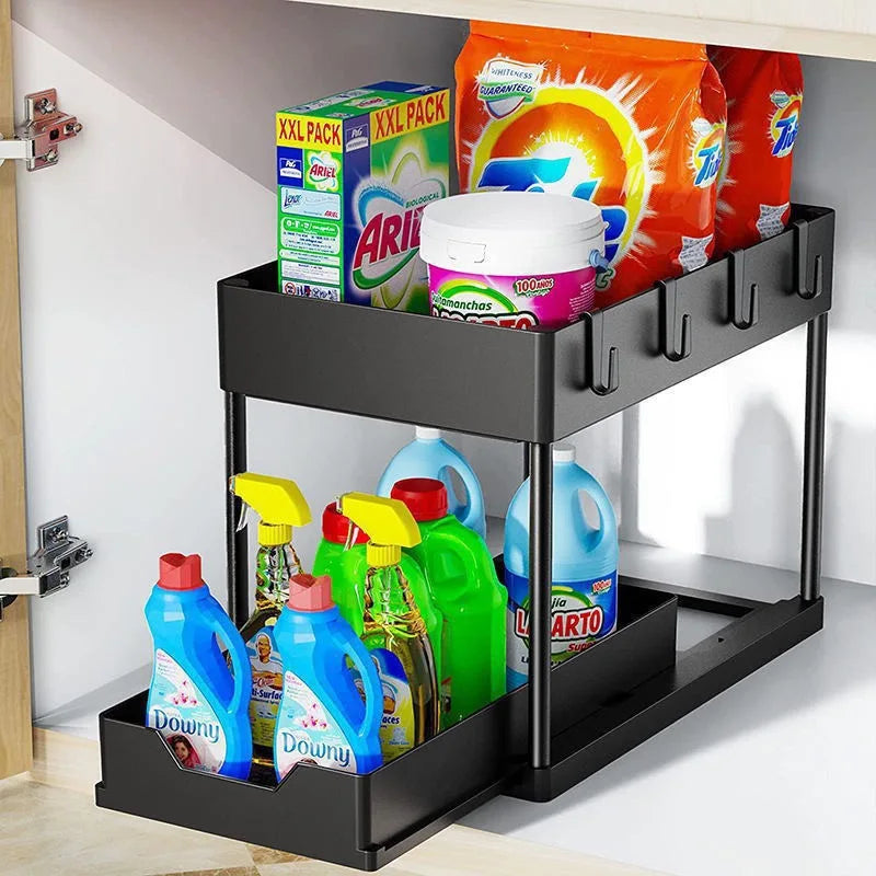 2-Tier Sliding Sink Organizer