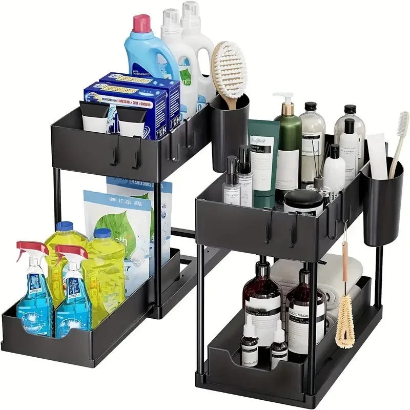 2-Tier Sliding Sink Organizer