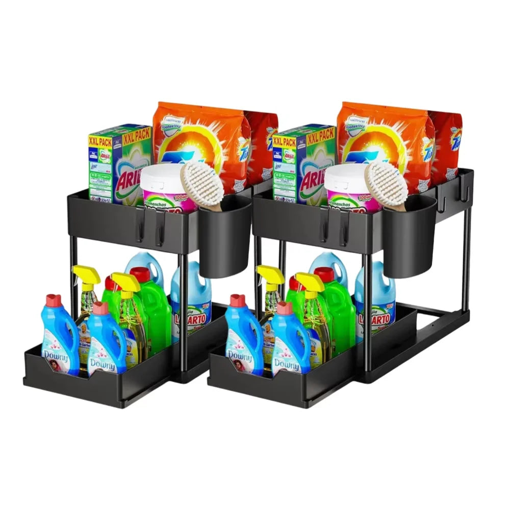 2-Tier Sliding Sink Organizer